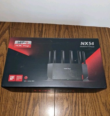 H3C AX5400 WiFi 6 Router (NX54), High Speed Gaming Routers For Whole Home...
