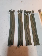 4pcs Talon Olive Green  6inch Zippers