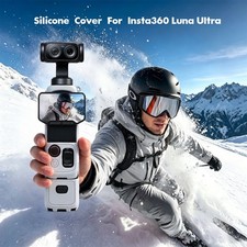Protective Case for Insta360 Luna Ultra Lens Cap Tempered Glass Screen Protector