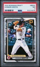 2024 BOWMAN DRAFT #BD22 KONNOR GRIFFIN PSA 7