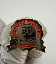 30 Years Service Award Enamel Lapel Pin