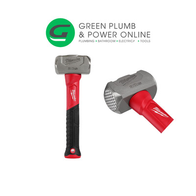 Milwaukee Schlägerhammer 3 Pfund 1,36 kg Fiberglasstiel 4932478255 Stahlhammer