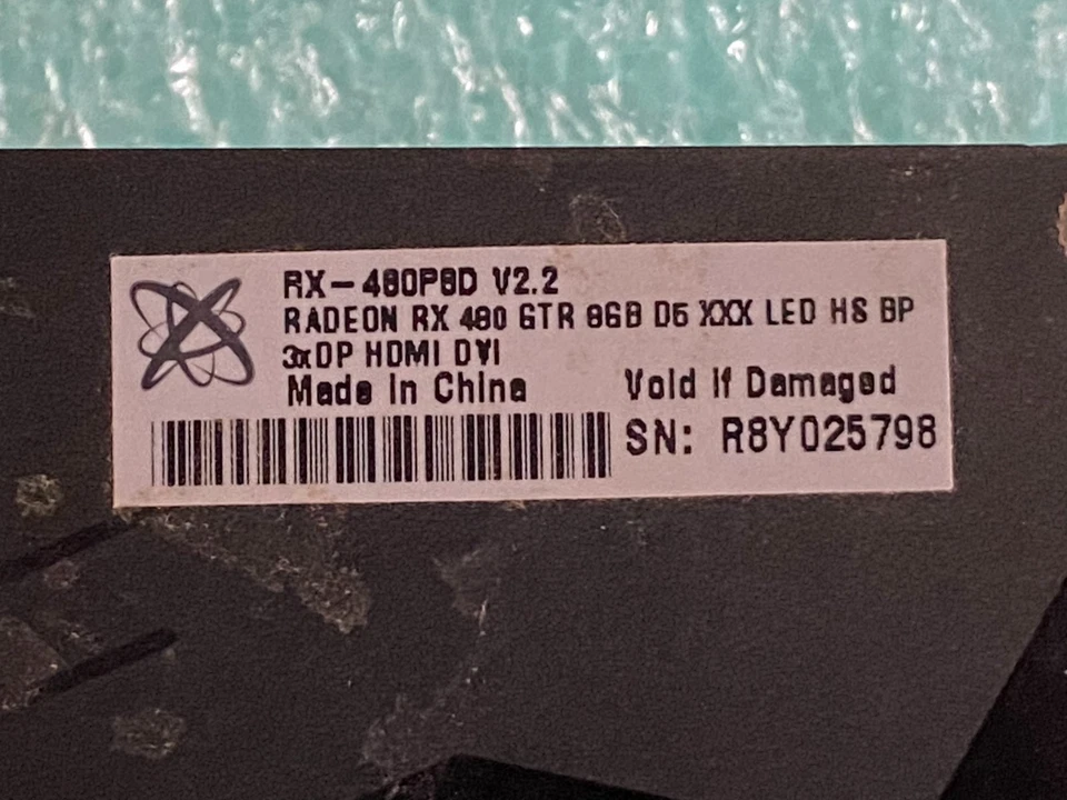 XFX AMD Radeon RX 480 GTR 8GB GDDR5 Graphic Card RX-480P8D v2.2 | GPU315 - Image 3 of 4