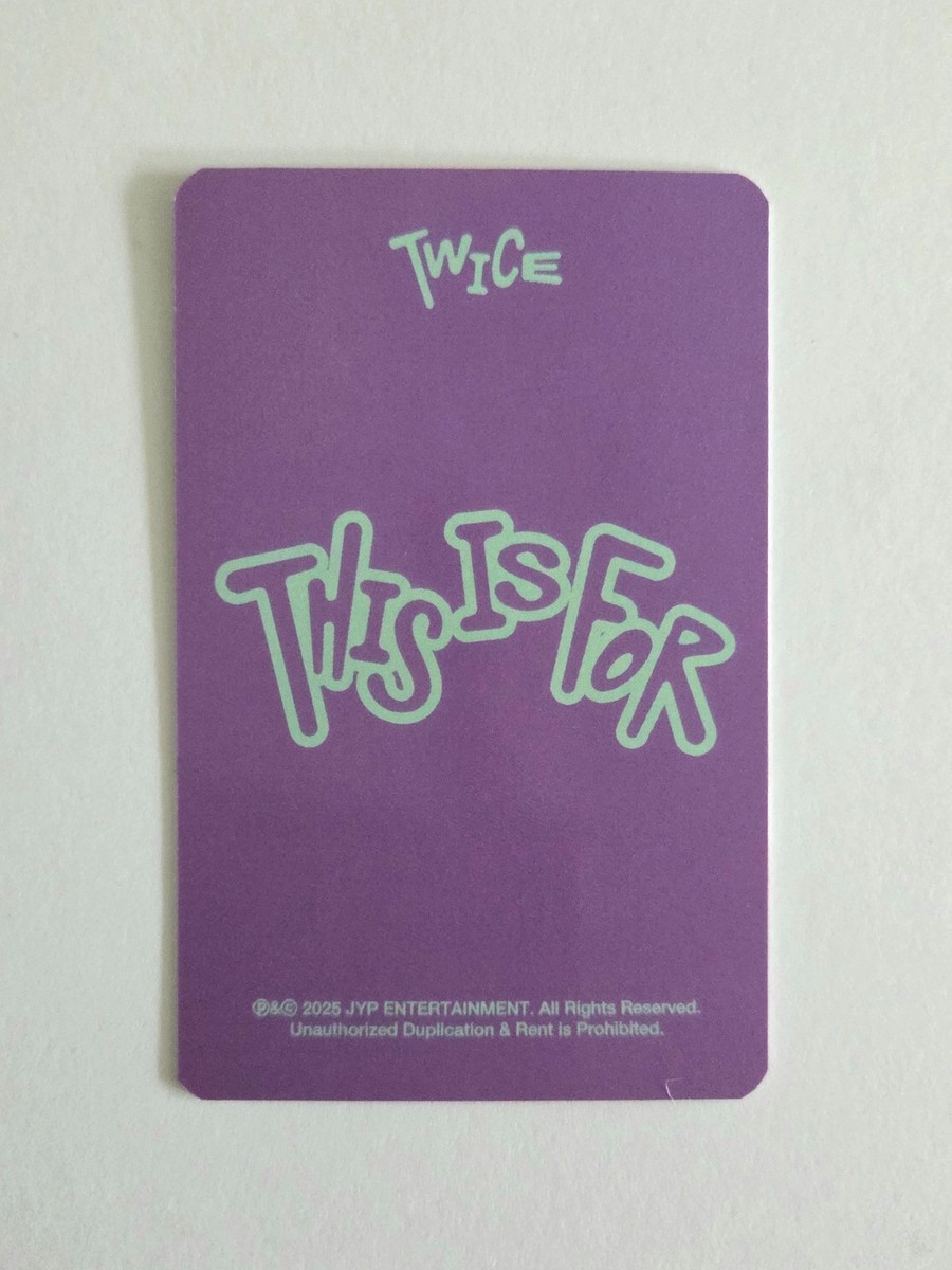 On Hand) TWICE 4th Album This Is For Soundwave LuckyDraw Lucky