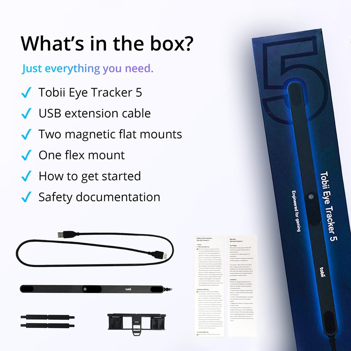 【新品・未開封】Tobii Eye Tracker 5 / アイトラッカー5 Certified Refurbished | Tobii Eye Tracker 5