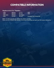 KAX Front Brake Kit Rotors Pads for Toyota 4Runner 96-02 Tacoma 04 3.4L