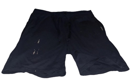 Eddie Bauer Lounge Large Blue Drawstring Active Shorts (stains)