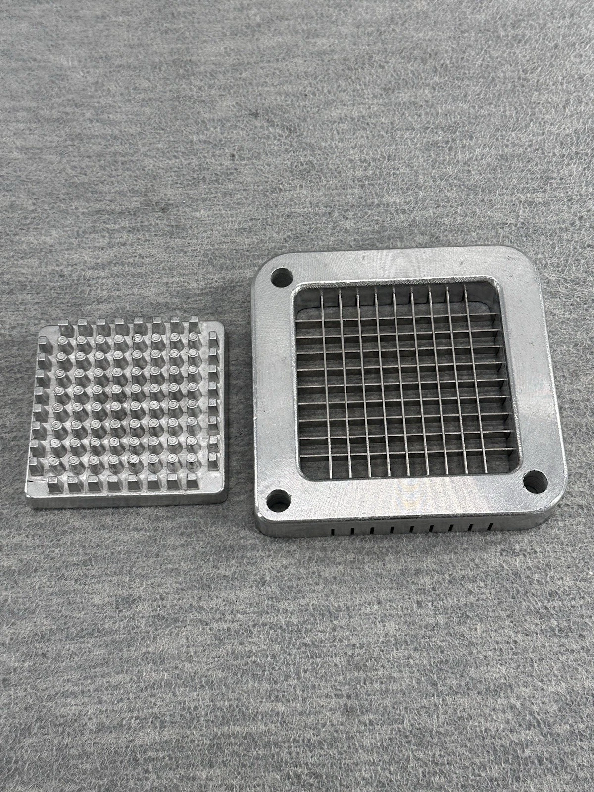 COMMERCIAL REPLACEMENT Blade Assembly Pusher Block 3 Hole 1/2" French Fry Cutter