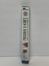 Piranha V-Knife ~ Kitchen Knife / Tool for Decoration, Garnishing ~ Easy Zig Zag