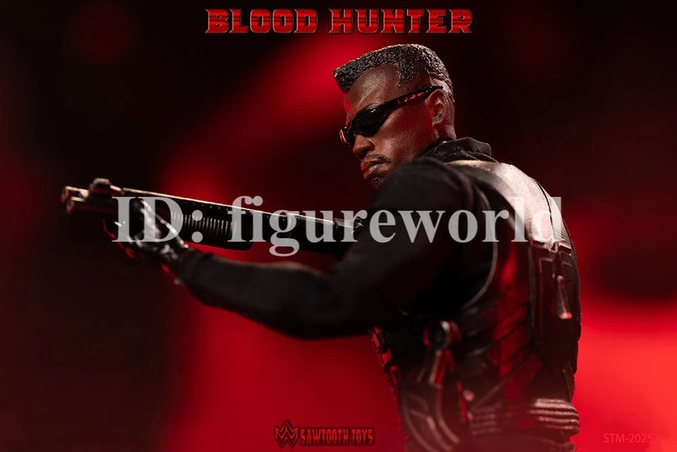 Pre-order Sawtooth Toys STM-20252 1/12 Blade Man Vampire Hunter 6" Action Figure - Image 3 of 4