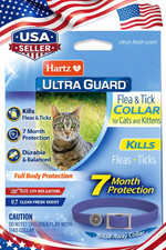 Hartz UltraGuard Flea Tick Collar for Cats Kittens 7 Months Protection, 1ct