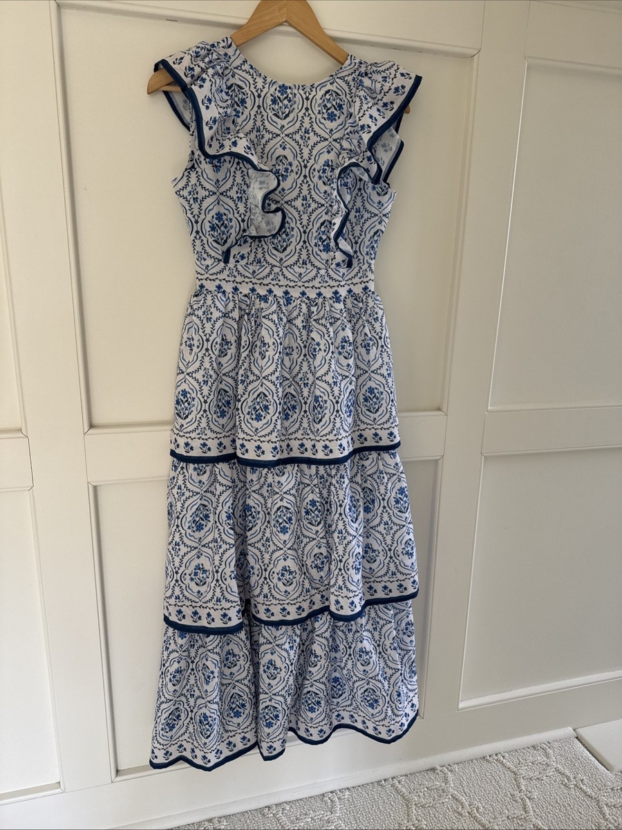 Angie Women's Small Floral Mixed Print Maxi Dress Open Back, Navy | eBay Angie Women's Small Floral Mixed Print Maxi Dress Open Back, Navy | eBay