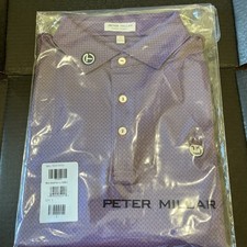 Scotty Cameron Hot Head Harry Polo Shirt Purple Peter Millar 2025 Large