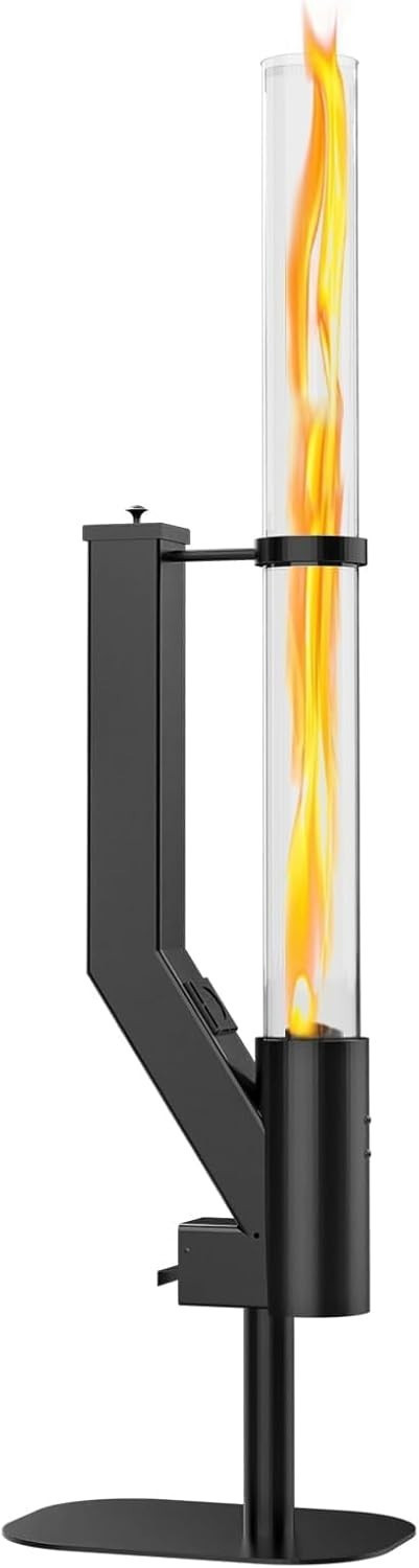 Rayzi 58 Inch Pellet Stove, Patio Heater Wood Pellet, Smokel