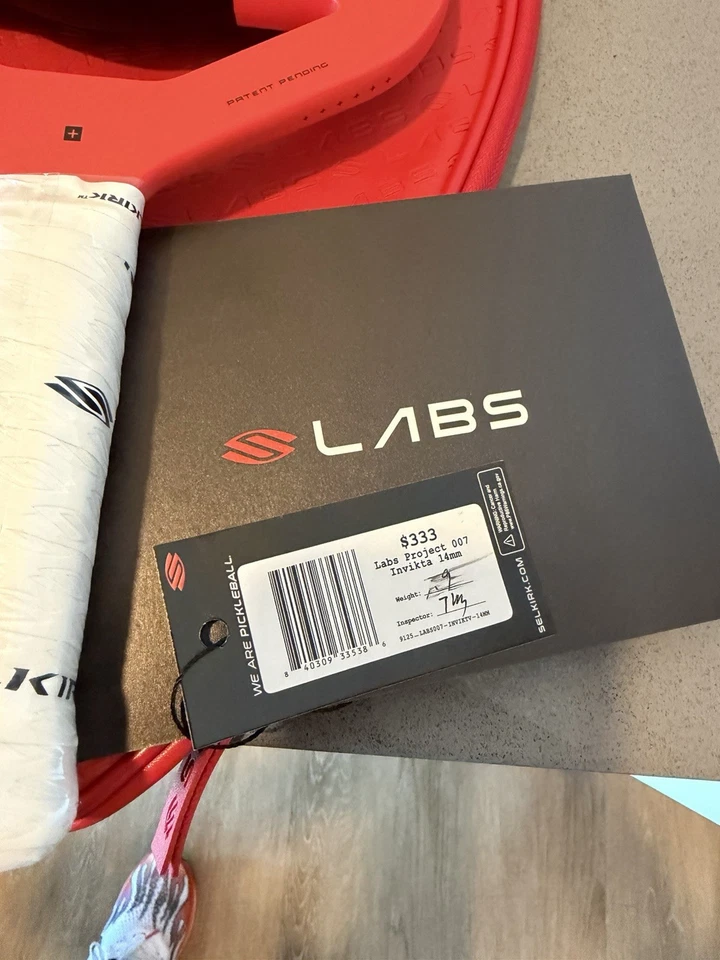 Selkirk LABS Project 007 Invikta 14mm Pickleball Paddle with Case NEW NEVER USED - Image 3 of 3