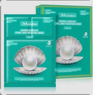 [JM SOLUTION] Marine Luminous Pearl Deep Moisture Mask 1Pack (10ea)