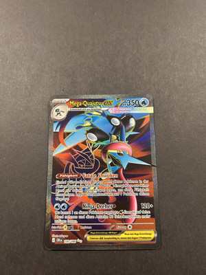 Pokémon Sammelkarten TCG Mega Quajutsu ex CRI 100 Ultra Rare Wachsendes Chaos NM