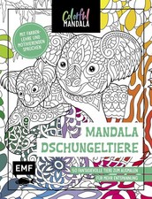 Mandala Malbuch Dschungeltiere 50 Ausmalbilder Tiere Entspannung Malen