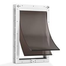 Extra Large Plastic Dog Door - Never Rust - Doggie Door for XL Large
