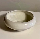 Vintage MCM Frankoma Pottery Centerpiece Bowl 212 White Glaze