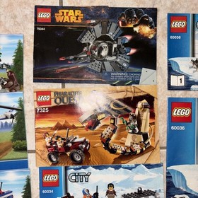 LEGO CITY Instruction Manuals ONLY Lot of 14 #7239 4440 7325 75044 60034 4209