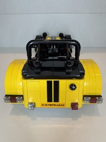 LEGO Ideas: Caterham Seven 620R (21307) opened, complete with box + book