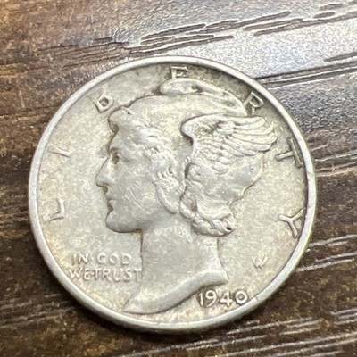 1940 Mercury Dime Actual Coin Good Value Checkout My Store Item