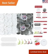 Affordable DIY Button Making Supplies - 100 Sets for Any Occasion