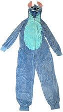 Disney Lilo Stitch Adult Unisex Stitch Costume Pajama Plush 1 Pc Size: S / M
