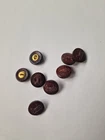 Vintage CÉLINE Leather Button / Celine Button x 8 / Celine Buttons