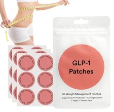 GLP-1 Patches Body Slimming Patches Natural Weight Management Patches, 30 Count
