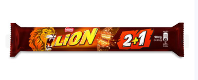 4 PCS Lion Chocolate Bar 2+1 Pack 90g Nestle Wafer Caramel Crunch Original EU