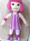RARE LazyTown Stephanie NEW 23" Soft Plush DOLL Pink Hair Vintage Lazy Town NWT