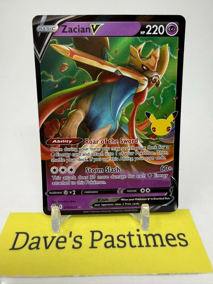 Zacian V 016/025 Celebrations for sale | eBay