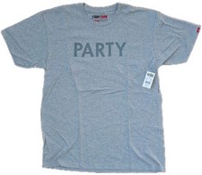 Vans New Mens Classic Gray Party Tee Shirt Size Large