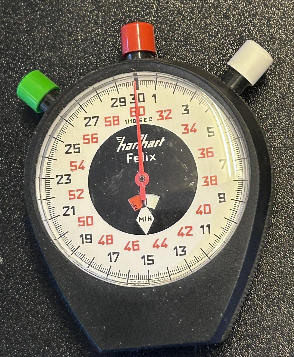 HANHART FELIX TRI STOP CHRONOMETER MADE IN GERMANY WORKING | eBay