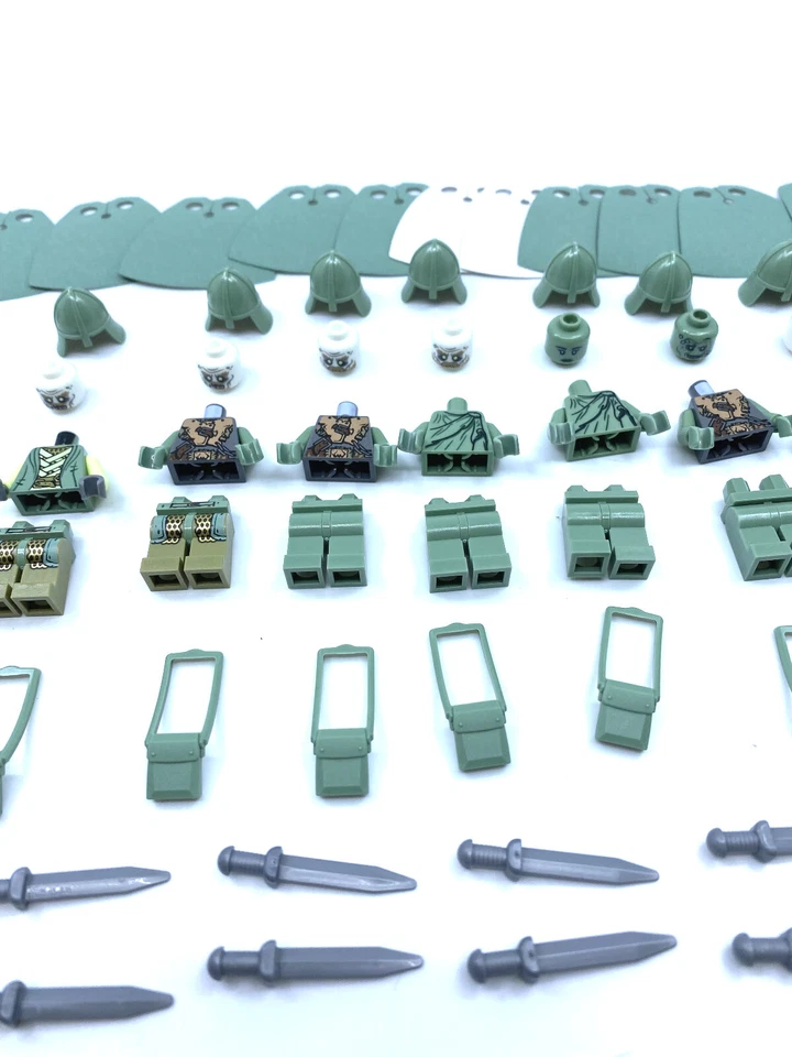 LEGO Gran Lote Varias Minifiguras Verde Arena MF y 79008 Soldado de los Muertos LOTR Foto 3 de 4