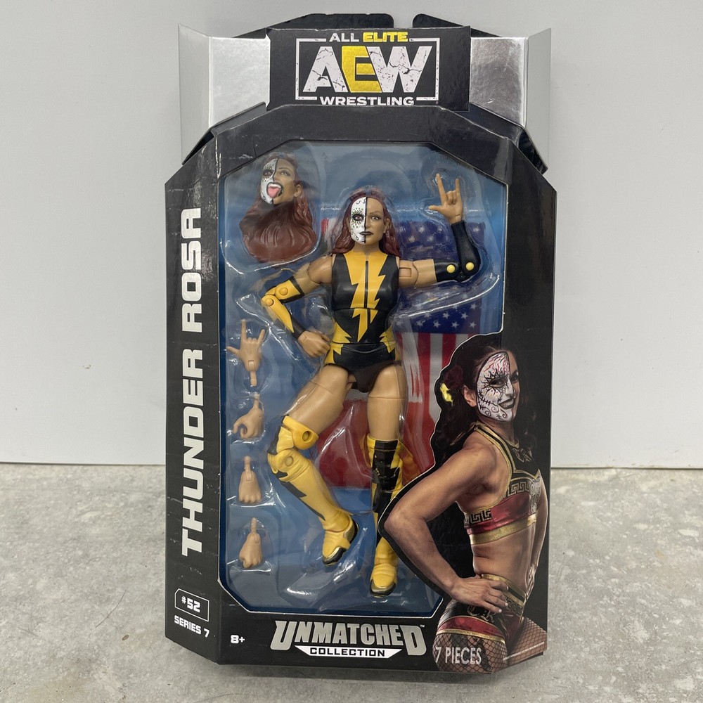 Thunder Rosa AEW Unmatched Series 7 Jazwares Toy Wrestling Action Figure New