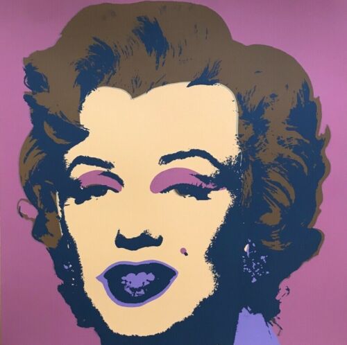 XL original Farbsiebdruck Andy Warhol (After) "Marilyn Monroe" Stempelsignatur - Bild 4 von 7