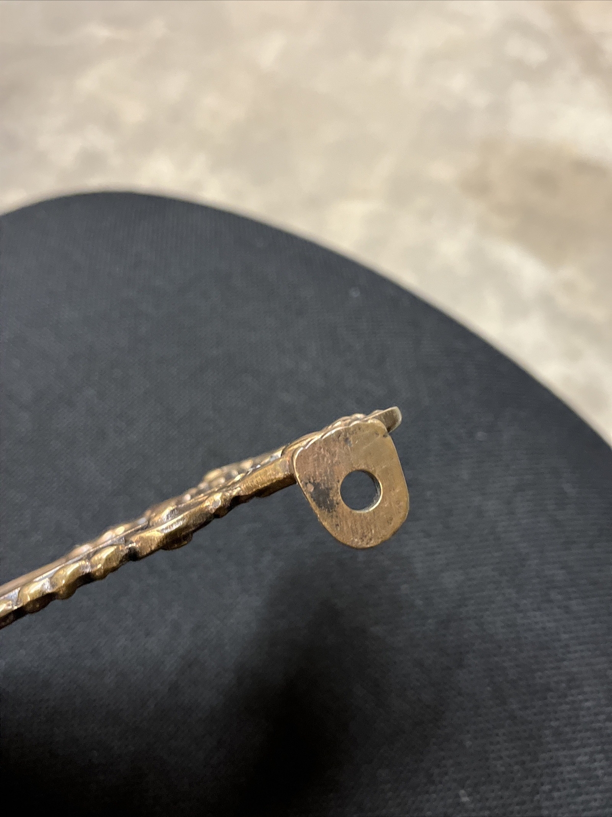 Original National Cash Register Brass Sign Topper Graettinger Iowa COOP