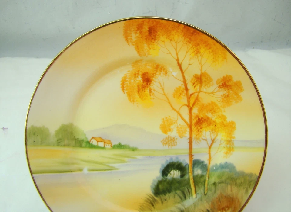 Noritake Morimura SCENIC (TREE IN THE MEADOW variation) Bread & Butter Plate(s) - Image 2 of 4