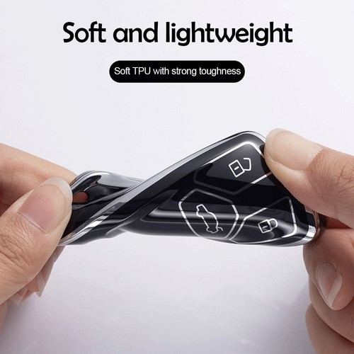 Key Cover Shell for Audi A1 A3 8P A4 A5 A6 C7 A7 S3 S7 S8 R8 Q2 Q3 Q5 Q7 Q8 - Picture 2 of 11