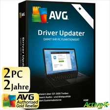 AVG Driver Updater 2026 2 PC 2 Years | FULL VERSION/Upgrade | Driver DE License