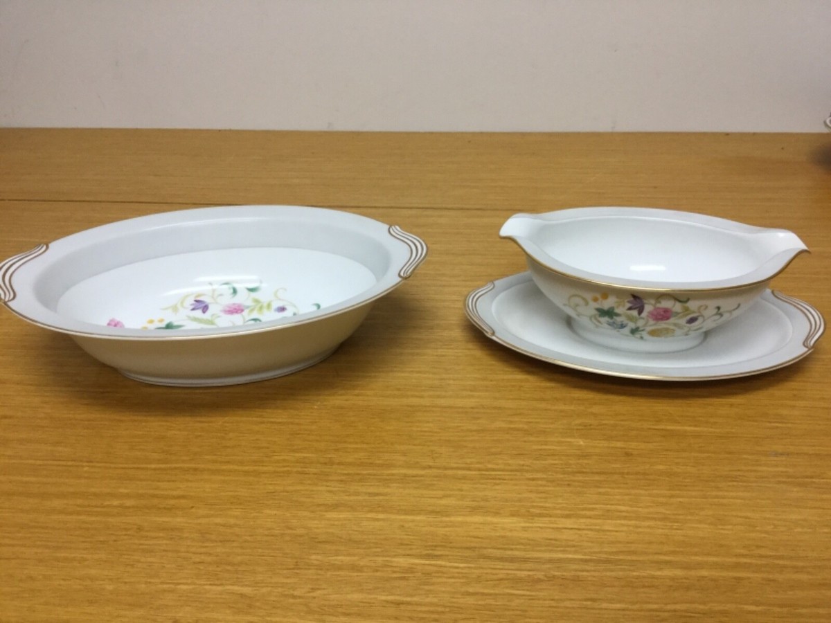 Vtg. 1950s Noritake Floral Pattern #N2353 Serving Bowls (2 pcs