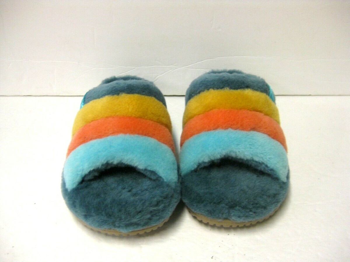 UGG Fluff You Stripes Slippers Men 7 Women 8 25cm Fluff You Slipper | UGG main image 3