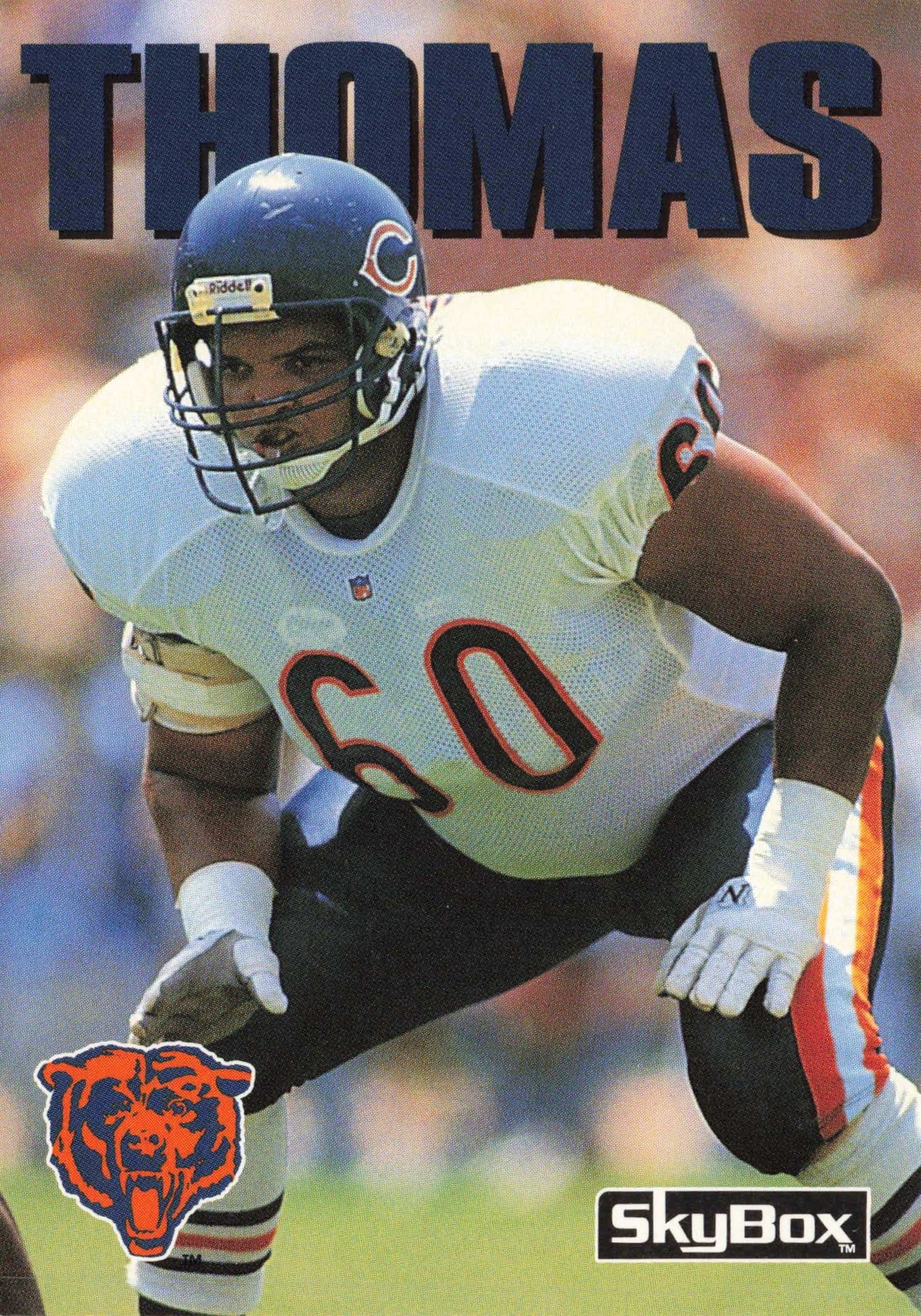 Stan Thomas 1992 SkyBox Impact #269 Chicago Bears