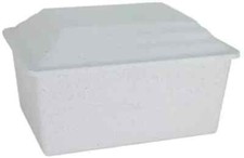 Large/Adult Granite Polymer Urn Vault for Ground Burial Funeral Cremation Urn