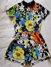 Dorothy Perkins Floral Playsuit Size UK 8