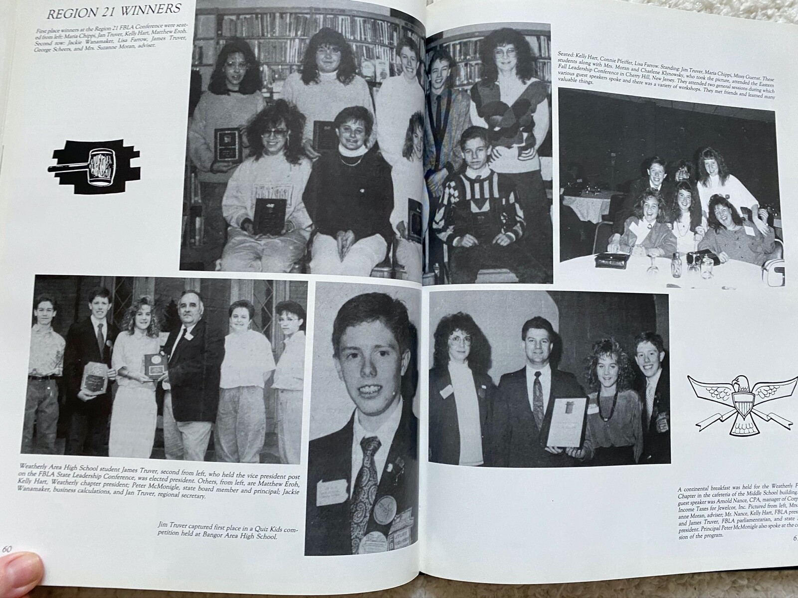 Weatherly Area High School Yearbook 1990 "Nugget" 90 Weatherly