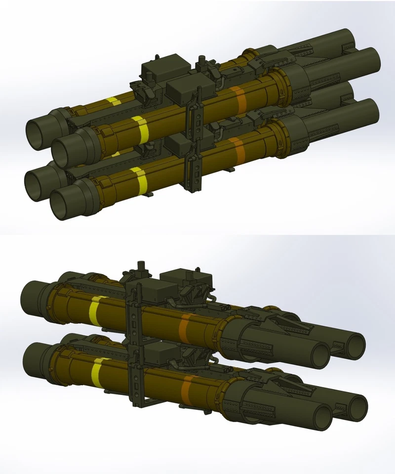 CEM48029 1/48 TOW M65 Launcher and Missile Set - Image 2 of 4